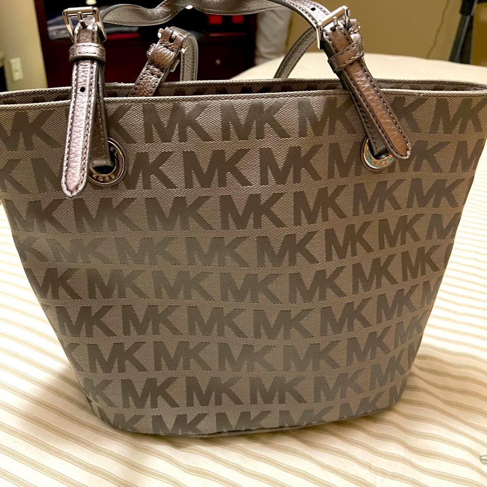 Michael Kors Gray Purse Handbag